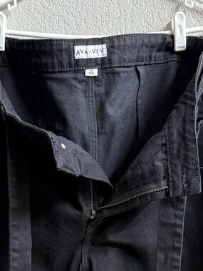 Ava & Viv Black denim, Baggy, Belted.